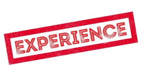 Experience rubber stamp Stock Illustration