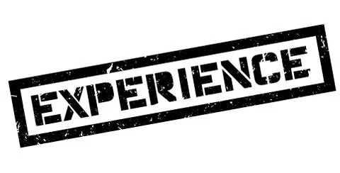 Experience rubber stamp Stock Illustration