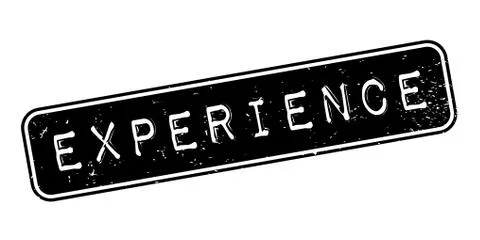 Experience rubber stamp Stock Illustration