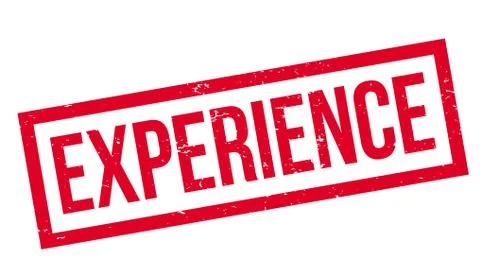 Experience rubber stamp Illustrazione stock