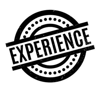 Experience rubber stamp Stock Illustration
