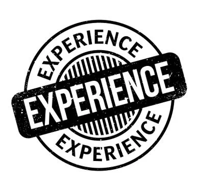 Experience rubber stamp Stock Illustration