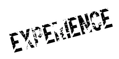 Experience rubber stamp Stock Illustration