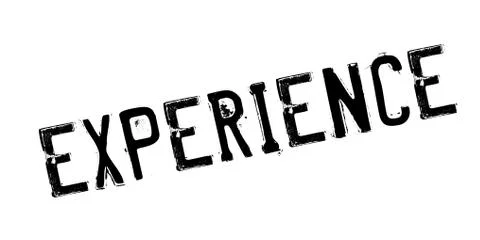 Experience rubber stamp Stock Illustration
