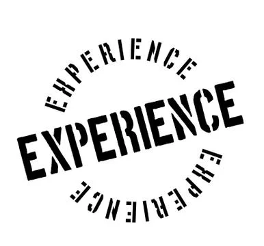 Experience rubber stamp Stock Illustration