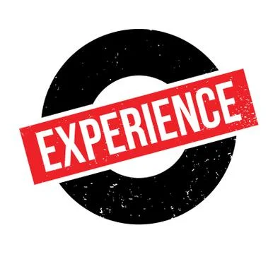 Experience rubber stamp 스톡 일러스트