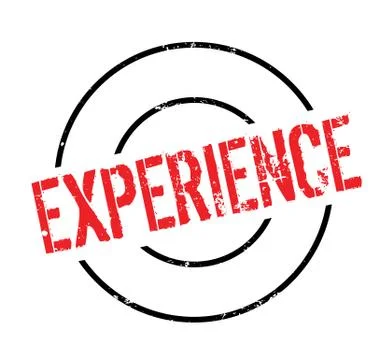 Experience rubber stamp Stock Illustration