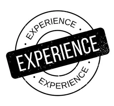 Experience rubber stamp Stock Illustration