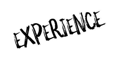 Experience rubber stamp Stock Illustration