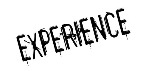 Experience rubber stamp Stock Illustration