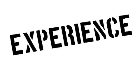 Experience rubber stamp イラスト素材