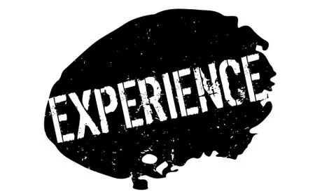 Experience rubber stamp Stock Illustration