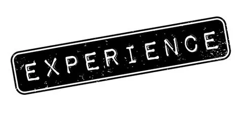 Experience rubber stamp Stock Illustration