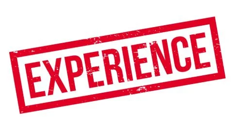 Experience rubber stamp Stock Illustration