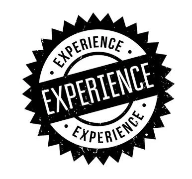 Experience rubber stamp Stock Illustration