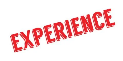 Experience rubber stamp Stock Illustration