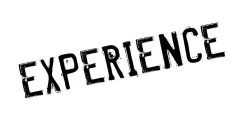 Experience rubber stamp Stock Illustration