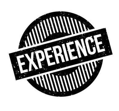 Experience rubber stamp Stock Illustration