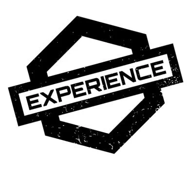 Experience rubber stamp 스톡 일러스트