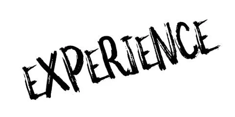 Experience rubber stamp イラスト素材