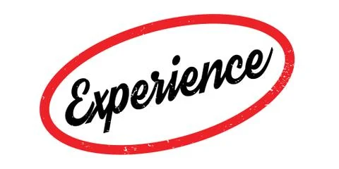 Experience rubber stamp Stock Illustration