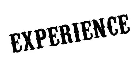 Experience rubber stamp Stock Illustration