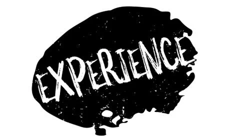 Experience rubber stamp イラスト素材