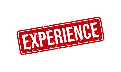 Experience Rubber Stamp Seal Vector Stock Illustration