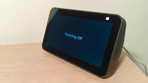Experience seamless smart home control with a touch gesture on a modern device Video stock 318311125