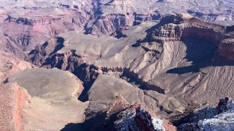 Experience the stunning and breathtaking view of the incredible Grand Canyon Stock Footage 306042246