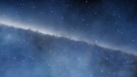 Experience a Stunning Galactic View A Celestial Beauty and an Immense Depth of S Stock Footage 298934442