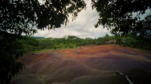 Experience the stunning view of the colorful and vibrant layers of the Earth in Stock Footage 314563828