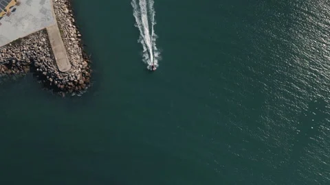 Experience thrilling jet ski adventures in nazare portugal canals Stock Footage 321497271