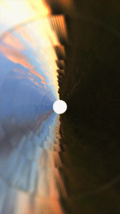 Experience vibrant colors merging in an abstract motion Stock Footage 313993597