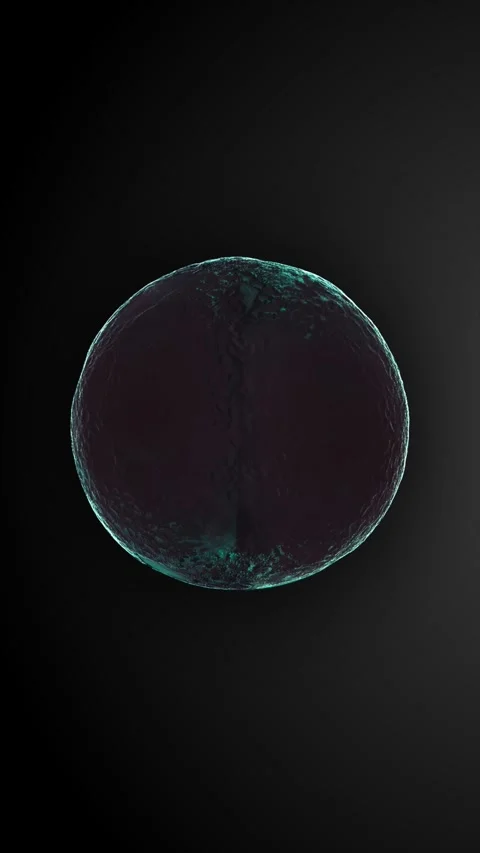 Experience a visually stunning representation of a glowing cell Stock Footage 315906310