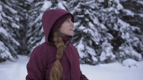 An experience of winter Stock Footage 120776096