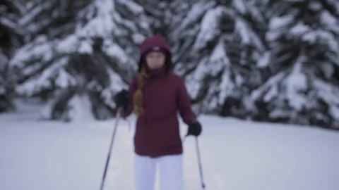 An experience of winter Stock Footage 120776549