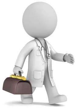 Experienced doctor. Stock Illustration