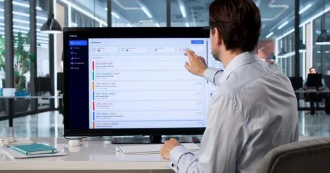 Experienced IT Support Specialist Managing Help Desk Tickets Efficiently On T Stock Photos