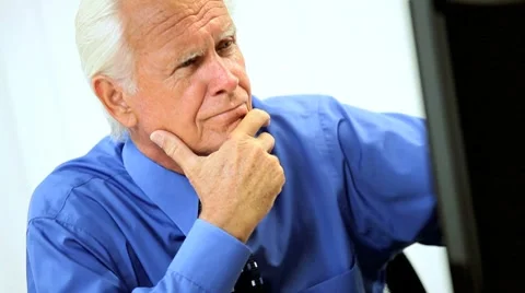 Experienced Male Business Consultant Stock Footage
