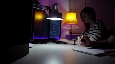 Experienced software engineer offers guidance to junior colleagues during Stock Footage 343903409