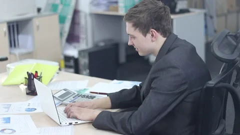 Experienced staff working at the office Stock Footage 87085965