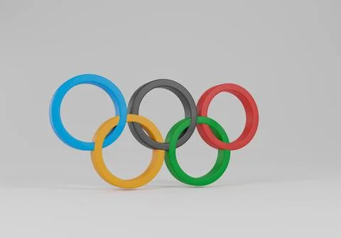 Experiencing the Thrills of the Olympics, 3D Rendering Illustration. Stock-Illustration