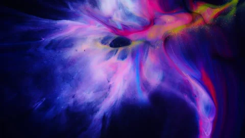 Experiencing Vibrant Abstract Fluid Motion Through Captivating Colorful Patterns Stock Footage 313369383