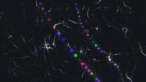 Experiencing vibrant light trails and abstract patterns Stock Footage 310039970