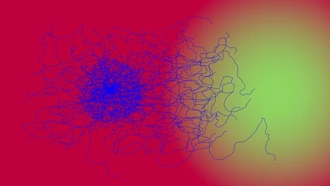 EXPERIMENTAL ANIMATION ART VIDEO Stock Footage 107662326