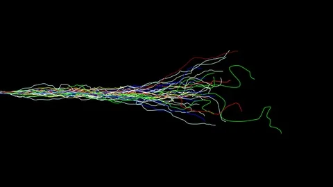 EXPERIMENTAL ANIMATION ART VIDEO (gravity no.23C) Stock Footage 77188487