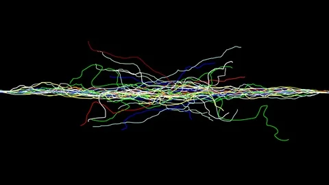 EXPERIMENTAL ANIMATION ART VIDEO (gravity no.23CC) Stock Footage 78533962