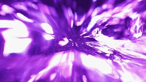 Experimental element of wave ripple from water drop with colorful lighting effec Stock Footage 244030843