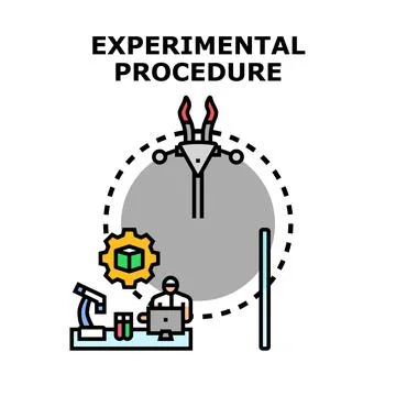 Experimental procedure with scientist researching new technology Stock-Illustration
